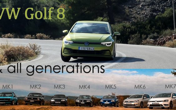 VW Golf MK8 1,5 130hp – Review & Flashback – Golf MK1/2/3/4/5/6/7